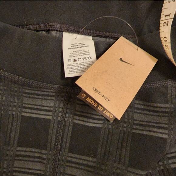 Nike Pro plaid super soft mid rise tight full length leggings plus size 2X new - Picture 8 of 15